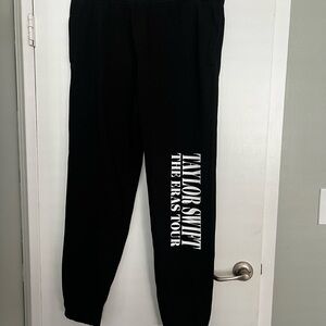 Taylor Swift The Eras Tour Black Sweatpants